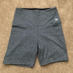 Victoria’s Secret PINK Gray Biker Shorts